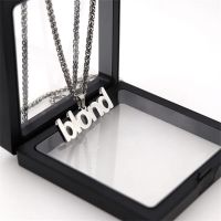 Europe/America Blond Fashion Brand Men/Women Hip-Hop Personality Couple Pendant Necklace Street All-Match Jewelry Fashion Chain Necklaces