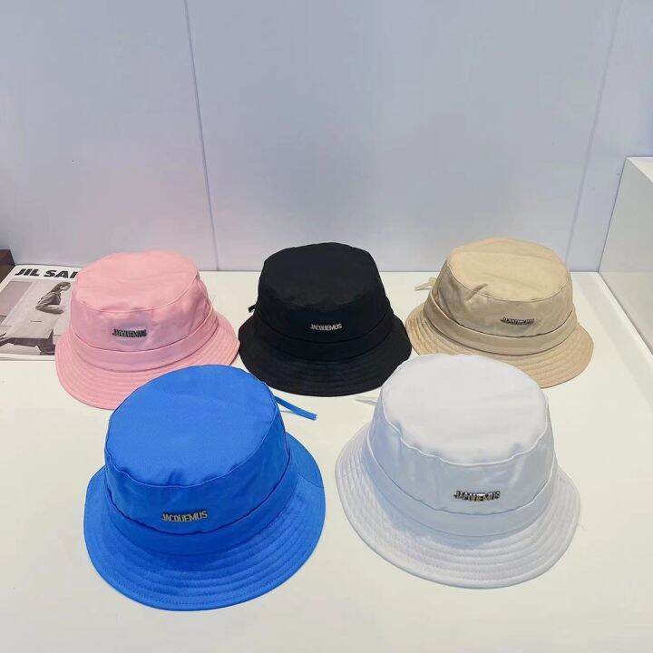 picturesque Ready Stock Jacquemus Fisherman Hat Female French Letter ...