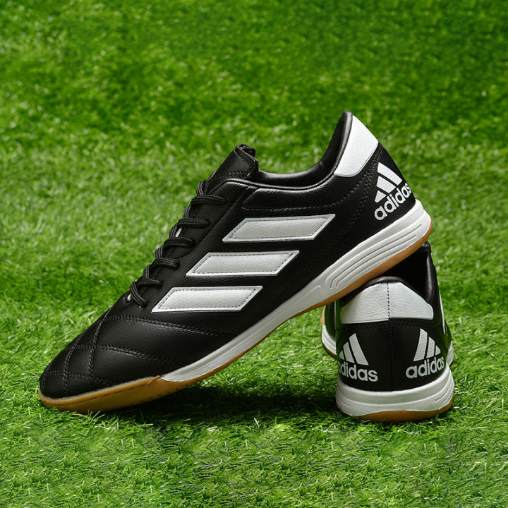 ready-stock-adidas-football-shoes-อาดิดาส-รองเท้าสตั๊ด-รองเท้าทำจากหนังเทียม-รองเท้าฟุตบอลมืออาชีพ-รองเท้าวิ่ง-คุณภาพที่ดีที่สุด