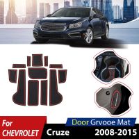 Ruer Anti-Slip Mat For Chevrolet Cruze Essories Chevrolet Cruze Mats 2008~2015 Door Groove Cup Phone Pad Gate Slot Coastert