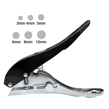 Metal Steel Hand Held Slot Puncher Punch Tool for Badge ID PVC Photo Tag  for sale online