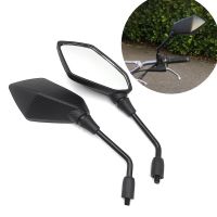 Motorcycle Rearview Mirror Scooter ABS 8/10 MM Side Mirror Universal For Kawasaki Versys 650 1000 ER6N Z650 Yamaha XSR900 MT 125 Mirrors