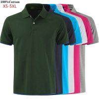 【CC】❉✓▨  Cotton Top 2022 New Mens Polos Shirts Size XS-5XL Color Short Sleeve Homme Lapel Male