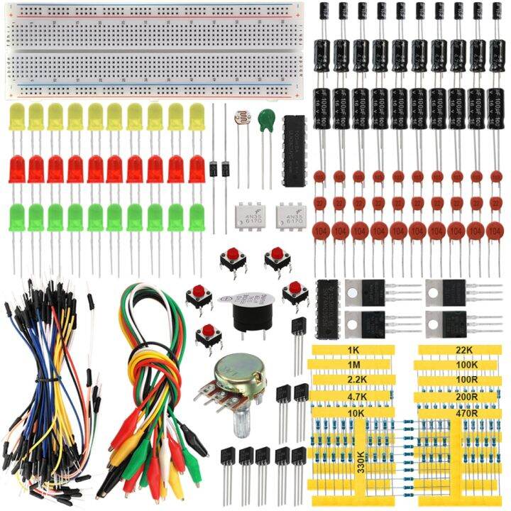 Keyestudio Basic Starter ชุด DIY Electronics Breadboard Kit Jumper