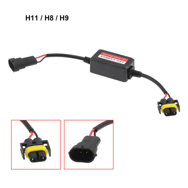 h11-h8-h9ไฟหน้า-led-canbus-decoder-canceller-ไม่มีข้อผิดพลาดตัวต้านทานข้อผิดพลาดในการเตือนป้องกันการสั่นไหว-canceller