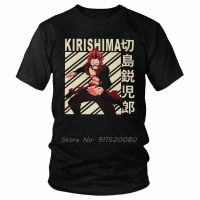 เสื้อยืด Eijiro Kirishima เสื้อยืดผู้ชายแฟชั่นสั้น