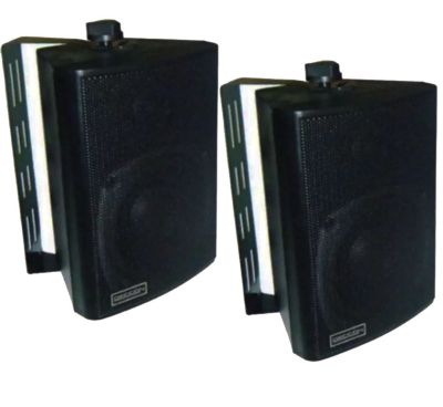 ลําโพงติดผนัง ตู้ลําโพงแขวน ตู้ลำโพงพลาสติก ลำโพง 4นิ้ว speaker Deccon แขวนผนัง รุ่น ZIN4 แพ็ค2ตัว (สีดำ)