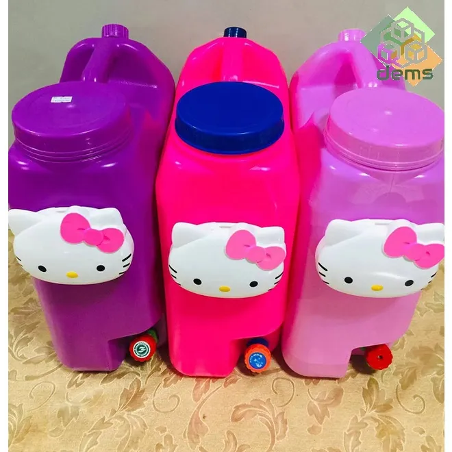 【Ready Stock】 HELLO KITTY 20 LITTERS WATER GALLON CONTAINER JUG WITH