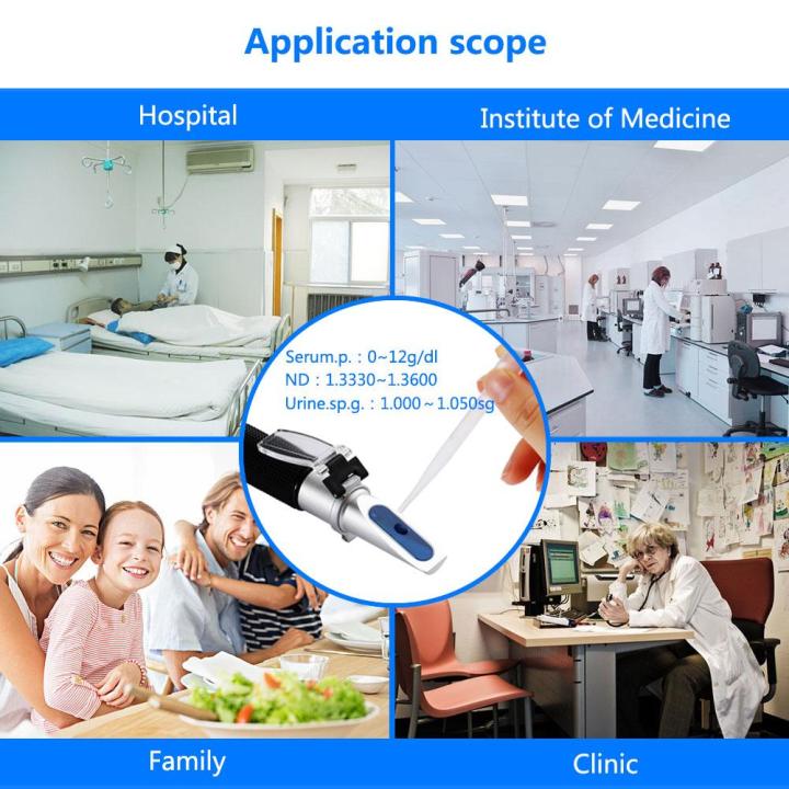 rcyago-refractometer-คลินิกปัสสาวะความถ่วงจำเพาะอุปกรณ์ทดสอบเครื่องมือทางการแพทย์พร้อมกล่องขายปลีก