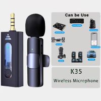 《Miss you electronic》 Wireless 3.5Mm LavalierMicrophone Omnidirectional Condenser Mic ForSpeaker SmartphoneRecording Mic For YoutubeMicrophone Accessories