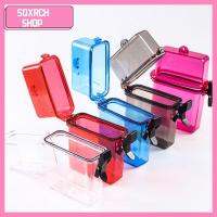 SQXRCH SHOP 3 Inch โปร่งใสโปร่งใส กล่องเก็บของสำหรับเก็บ อะคริลิค มีเชือกแขวน ที่ใส่รูปถ่าย ของใหม่ กันน้ำกันน้ำได้ เคส Idol kpop albumes เครื่องเขียนสเตชันเนอรี