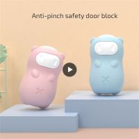 Baby Door Cover Silica Gel Durable Silicone Door Stopper Buffering Effect Anti-pinch Hand Card Door Stopper Pink Paste Firmly Decorative Door Stops