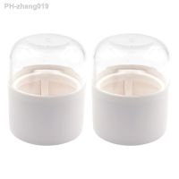 2 Pcs Powder Puff Case Makeup Powder Puff Egg Stand Sponges Makeup Beauty Egg Holder Storage Box Makeup Sponge Support