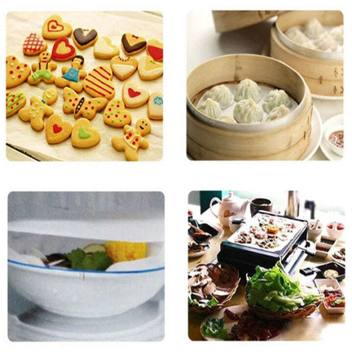 worth-buy-11-16-20-24ซม-parchment-liners-รอบ-non-stick-บาร์บีคิวเบเกอรี่กระดาษสำหรับเตาอบและเตาย่างบาร์บีคิวอิเล็กทรอนิกส์ท่ีต้านทานนำ้มันกระดาษ