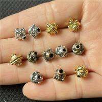 2 Models 20pcs 8mm Lrregular Spaced Beads DIY Handmade Necklace Bracelet Connector Wholesale Jewelry Amulet Accessories Supplies DIY accessories and o