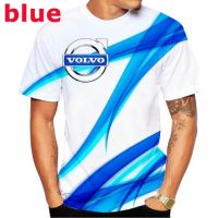 2023 New Mens 3d Print Tshirt Classic Volvo Tee Summer Tops Round Neck Short Sleeve