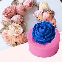 Cake decorating tools 3D Rose Flower Silicone Mold Fondant Gift Decorating Chocolate Cookie Soap Polymer Clay Baking Molds Bread Cake  Cookie Accessor