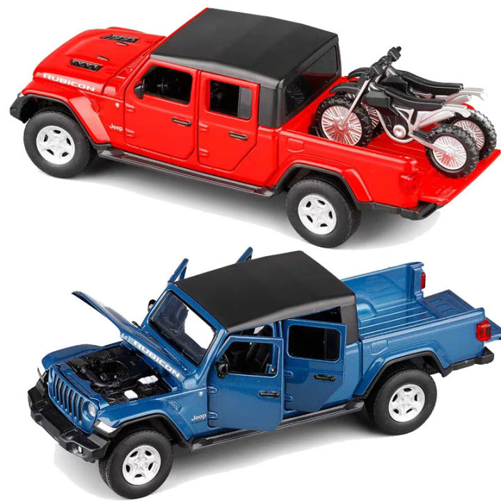 1-32-jeep-gladiator-รถกระบะรถจำลอง-diecast-โลหะผสมรุ่นรถเสียงดึงกลับคอลเลกชันเด็กของเล่นของขวัญ-f80
