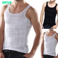 (ENRYLIA) Mens Slimming Body Shaper Vest Moobs Chest Compression Shirt Tank Top