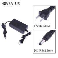 48V 3A AC to DC Power Adapter Converter 5.5*2.5mm for POE switch  Wires Leads Adapters