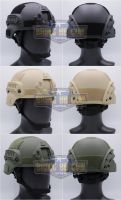 หมวก Mich 2000 (ACH Mich 2000 Helmet)  น้ำหนัก : 870 กรัม ขนาด : กว้าง 26 cm. ยาว 19 cm. คุณสมบัติ : แข็งแรงทนทาน สามารถประบความกระชับได้ที่สายรัดคาง สายร