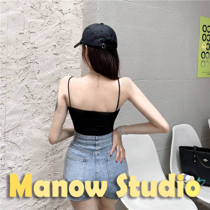 บราสายเดี่ยว-เสื้อกล้าม-สายเดี่ยว-บราสายเดี่ยวแบบสวม-3888-manow-studio