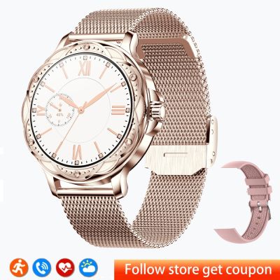 ⊙ஐ CF12 Smart Watch for Women Sports Smartwatch 2023 Luxury Original Ladies Fitness Bracelet BT Call Wristwatch Digital Clock