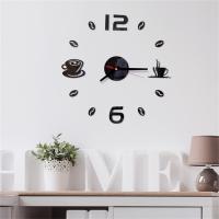 ZZOOI Digital Wall Clock Sticker Modern Design DIY   Kitchen  Living Room Home Decor Diy  Quartz Needl Dining Room Decor