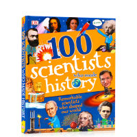 English original 100 scientists who made history DK 100 scientists who made history children celebrities historical stories illustrated books hardcover full color innovation of the world of outstanding scientists