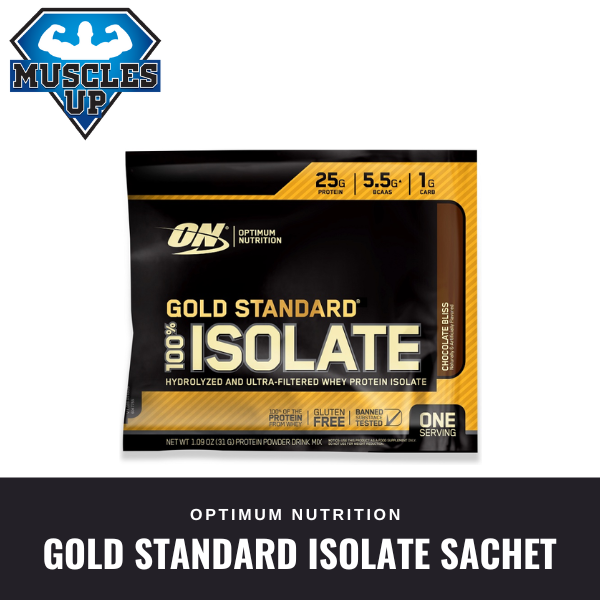 【AUTHENTIC】Optimum Nutrition Gold Standard 100% Isolate Sachet 31gram ...