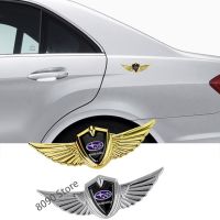 Hot New Wing Car Front Hood Emblem Sticker Auto Body Side Decorative Badge Decal for Subaru XV Forester Impreza zhi