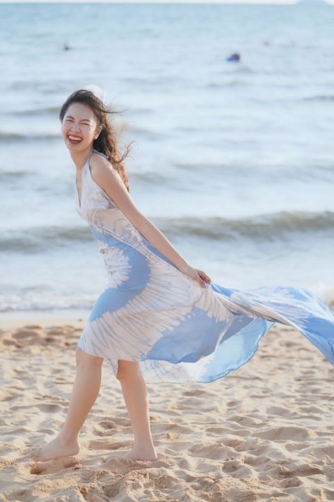 Pearl Classy Dress Baby sandybrown.bkk - Baby Blue