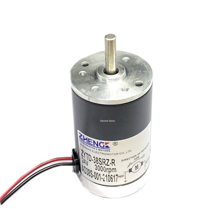 Zytd-38srz-R 7w Torque Brushed Electric Motor 12v 24v Dc 2000rpm ...