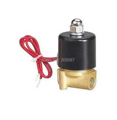 220V AC 1/4 quot; Electric Solenoid Valve Water Air N/C Gas Water Air 2W025-08