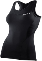 เสื้อออกกำลังกาย 2XU สำหรับผู้หญิง COMPRESSION TANK สี BLK/BLK - WA2268a