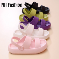 NH Fashion ้องเท้าผูหญิง รองเท้าแตะลิ่ม รองเท้าแตะเสริมส้นผู้หญิง นุ่ม หลายสี สะดวก น่ารัก FDL23A0Q4W 42Z231021