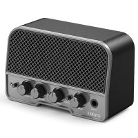 AA LEKATO 5Watt Acoustic Guitar Amplifierr Mini Portable Acoustic Guitar Amplifier Speaker Normal/Bright Dual Channels