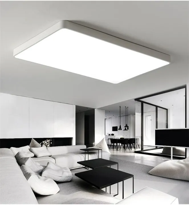 Angelila LED Langit-langit Persegi Lampu 48W LED Sorot Bawah MODERN