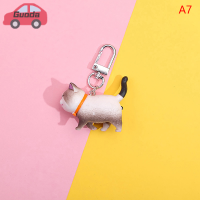 Guoda พวงกุญแจแฟชั่นใหม่พวงกุญแจแมวการ์ตูนน่ารักพวงกุญแจแมวกระเป๋ารถพวงกุญแจแมวของขวัญสุดสร้างสรรค์