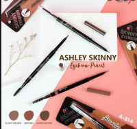 A314 Ashley Skinny EyeBrow Pencil ดินสอเขียนคิ้ว แอชลีย์