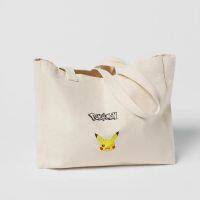 ZARAˉ2023 new high-value childrens bag girls co-branded Nintendo Pokémon printed shopping bag 2023 new