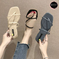 (พร้อมส่ง) Good Style - Slipper Shoe //รองเท้าพรีเมียม-มีกล่อง// รองเท้าแตะหนังPU หนังนุ่ม ที่รองส้นเท้าหนา +มีเก็บเงินปลายทาง+ **พร้อมส่งในไทย**  (รุ่น SS-528)