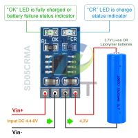 MPPT Solar Charge Controller 1A 4.2V 3.7V 18650 LiPo Li-ion Lithium Battery Charger Module SD05CRMA Solar Panel Battery Charging