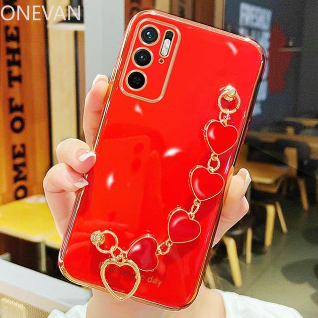 enjoy-electronic-luxury-love-heart-wrist-chain-phone-case-for-oppo-a5-a9-a15-a16-a52-a53-a54-a72-a73-a74-a76-a93-a94-f17-f19-plating-bumper-cover