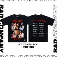 unisex Tee เสื้อทัวร์สกรีนลาย อิโซร่า ใส่ได้ทั้งผู้หญิงและผู้ชาย AOI TOUR cotton comb100% BAD COMPANY BRAND