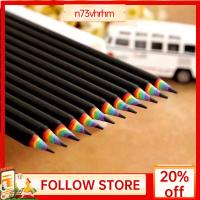 N73VHRHM 5Pcs กระดาษสีรุ้ง ดินสอโรงเรียนดินสอ สีสันสดใส เติม2B ตะกั่วดินสอ สร้างสรรค์และสร้างสรรค์ ของขวัญที่ดีที่สุด ดินสอไม้ดินสอ สำหรับเด็กผู้หญิงเด็กผู้ชาย