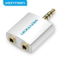 【COD】Vention 3.5mm Earphone Audio Splitter Connecter Adapter with mic 1 Male to 2 Female Audio Adapter For Headphone PC Mobile Phone