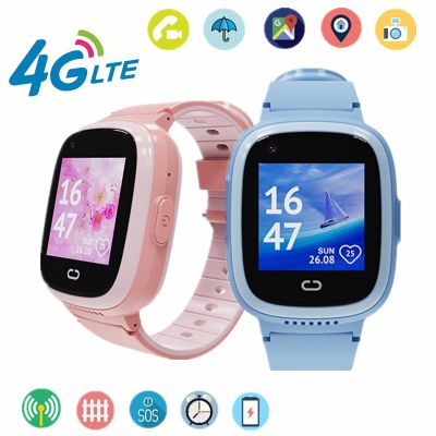 LT30 4G นาฬิกาข้อมืออัจฉริยะที่ติดตามเด็ก GPS ตำแหน่ง GPS Wi-Fi การควบบคุมเสียงรีโมทการสนทนาทางวิดีโอสำหรับเด็กทารกซิมโทรศัพท์มือถือ C