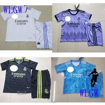 Kid Real Madrid Soccer Jersey Set - China Kid Soccer Jersey and