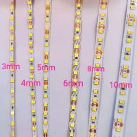 3mm 4mm 5mm Narrow Width LED Strip Light 5M DC12V 2835 120Leds Rope Light Flexible LED Ribbon Backlight Lamp Home Decoration